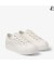Palma Maxi/F Latte Canvas Platform Trainers with Embroidered Logo