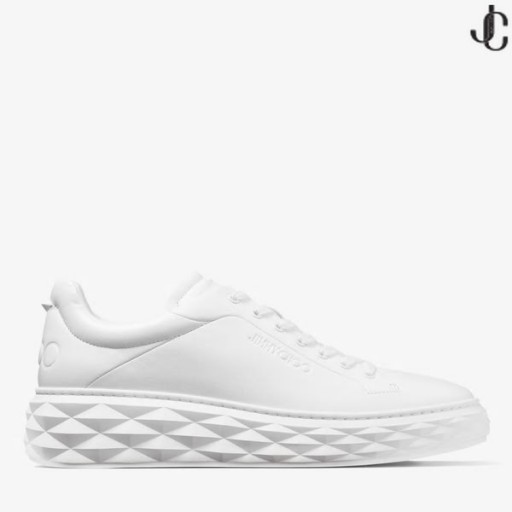 الماس ماكسي/م أبيض جلد نابا المدرب