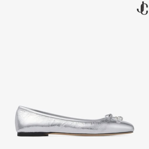 Elme المسطحة الفضة خمر المعدنية والجلود الشقق