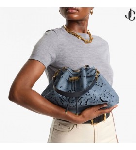 السرج م الجينز حقيبة الكتف مع Sangallo التطريز