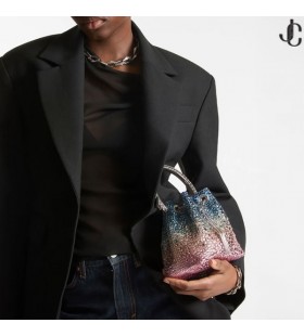 Bon Bon Sunrise Satin Crystal Bag