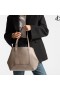 Diamond Tote/M Taupe Telecí Kůže Tote Bag