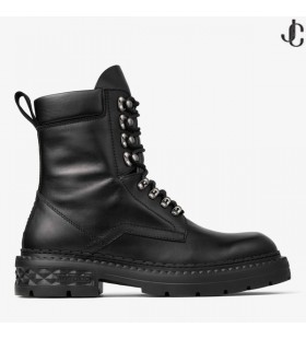 Marlow Bojové Boty Černé Telecí Kůže Boot