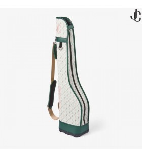 Jimmy Choo / Malbon 2.0 Golfový Bag Malý Vyšívaný Monogram Canvas Půl Golfový Bag