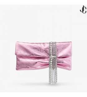 Zandra Rose Vintage Kovové Kožené Spojky Sáček NÁS