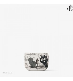 Luna A Artemis A Diana Airpods Případě Černá/Bílá Kůže Airpods Případě