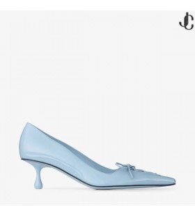 Scarlett 50 Zaprášené Modré Lakované Kůže Čerpadla