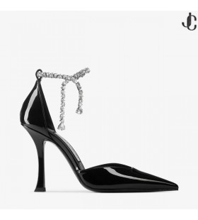 Stevie 100 Black Patent Leather Pumps
