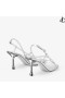 Etana 80Silver Metallisk Læder Sandaler