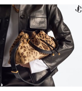 Cinch M Naturlige Leopard Print Pony Taske