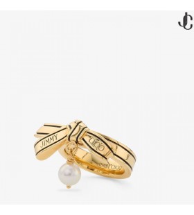 Båndet Ring Guld Metal Bånd Sløjfe Ring