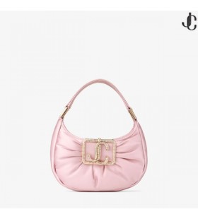 Edie Hobo Mini Rose Satin Mini Taske