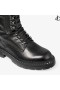 Marlow Combat Boot Zwart Kalfsleer Boot