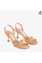 Elsy 70 Toffee Suede Crossover Slingback