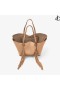 Diamond Tote-M Toffee Suede Tas Met Franjes