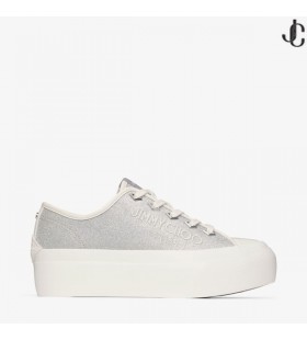 Palma Maxi/FSilver/Latte Nappa Leder Trainer