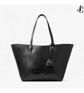 Diamond Tote/M Zwart Kalf Lederen Schoudertas