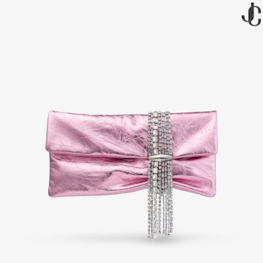 Le Rose Vintage Metallinen Nahka Kytkimen Bag MEILLE