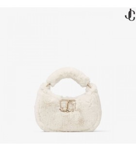 Edie Hobo Mini Latte Faux Fur Mini Laukku