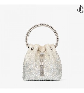 Bon Bon Norsunluun Satiini Crystal Laukku