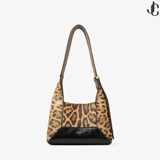 Diamant Hobo/S Naturel Imprimé Léopard Poney Sac À Bandoulière