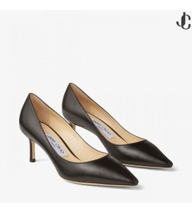 Noir Chevreau Pointues Toe Pumps Romy 60 Pré Chute De 16
