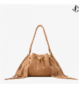 Cinch M De Caramel Daim Sac À Bandoulière À Franges