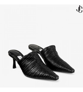 Lotta Mule 65 Cuir Noir Mules