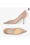 LIEBE 85 Ballet Pink Mesh Pointed-Toe Pumps mit Dégradé-Kristalle Sommer-Kollektion