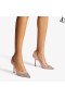 LIEBE 85 Ballet Pink Mesh Pointed-Toe Pumps mit Dégradé-Kristalle Sommer-Kollektion