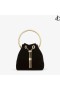 Bon Bon Black Velvet Bag