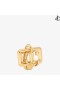 Square JC-Ohrring-Gold-Gold-Finish-Ohrringe