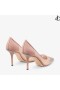 LIEBE 85 Ballet Pink Mesh Pointed-Toe Pumps mit Dégradé-Kristalle Sommer-Kollektion