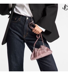 Cinch-S Rose Satin Kristall Tasche