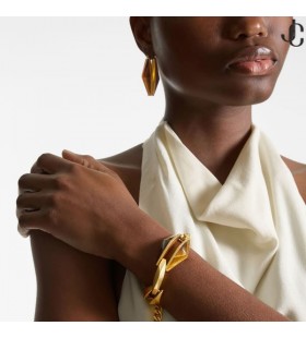 Diamant Link Armband Gold Finish Diamond Quarz Armband UNS