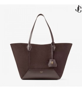 Diamant Tote/M Kaffee Wildleder Tote Tasche