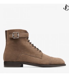 Finnion Lace Up Boot Eiche Velvet Wildleder Stiefel