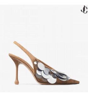 Isa-95-Keks-Mesh Glitter Pumps