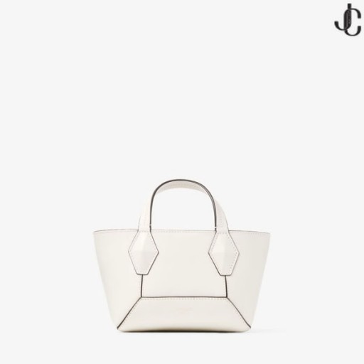 Διαμάντι Tote/XS Καφέ Δερμάτινο Mini Tote Τσάντα