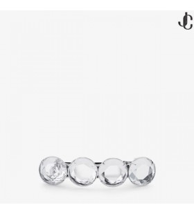 Barrette Μαλλιά Ασημένιο Φινίρισμα Κρυστάλλου Barrette Μαλλιά