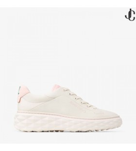 Jimmy Choo/ Malbon 2.0 Διαμάντι F Καφέ Δέρμα και Malbon Ροζ Εκπαιδευτών με το Αποσπάσιμο "Κίλτι"